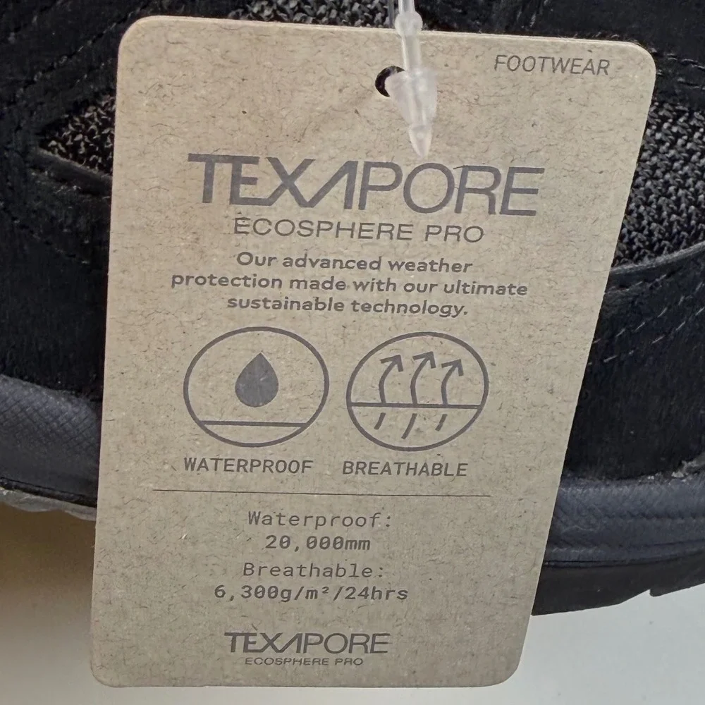 Jack Wolfskin Texapore Ecosphere Pro Men Hiking Boots Black Waterproof US 11.5
